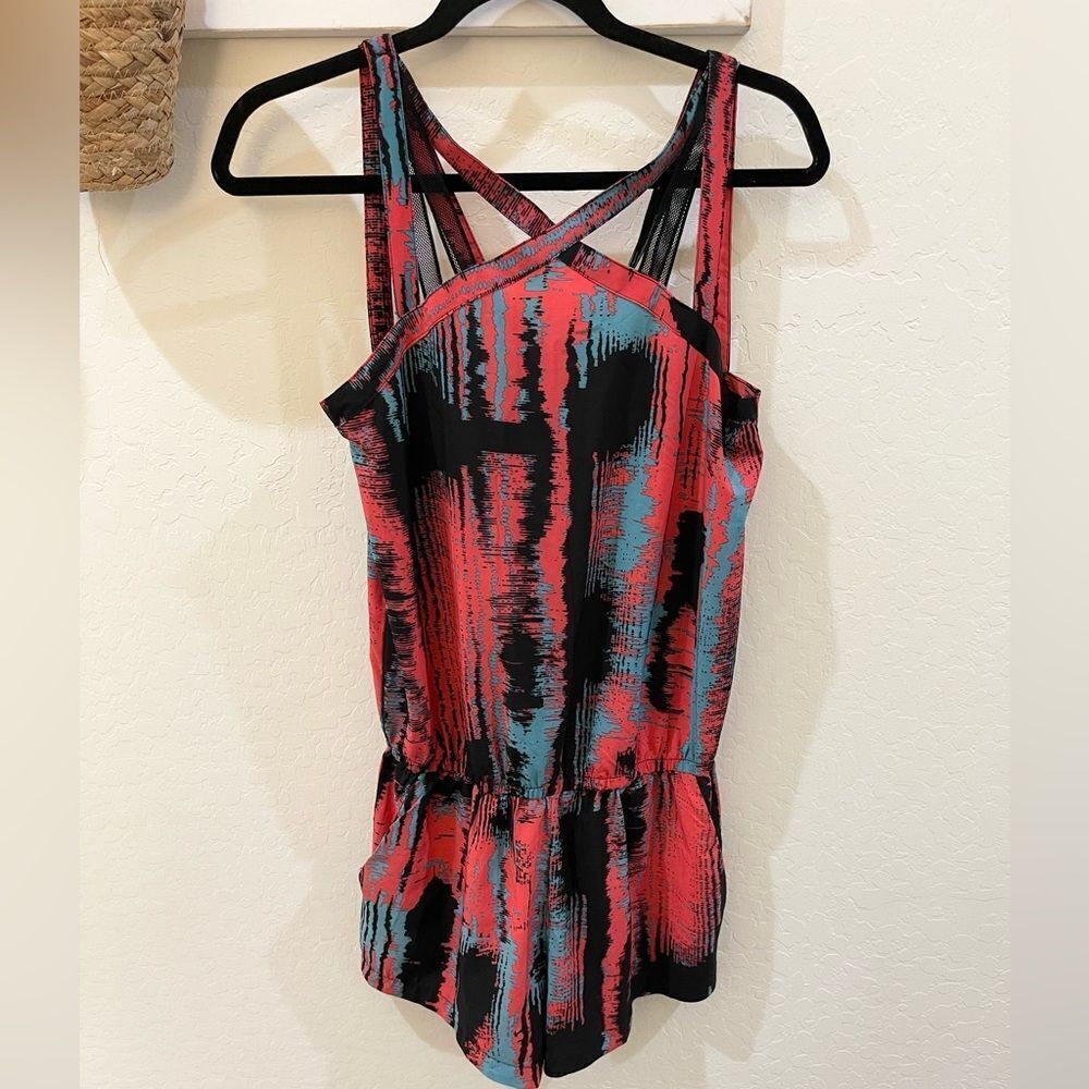 Fabletics Liza Romper in Heat Wave Print Size XS